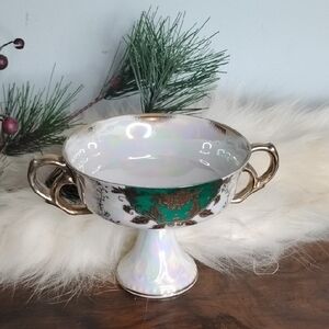 Royal Sealy ChinaElegant Iridescent Chalice with Gold Accents